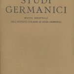 Vai al fascicolo Studi germanici 1941-3-4