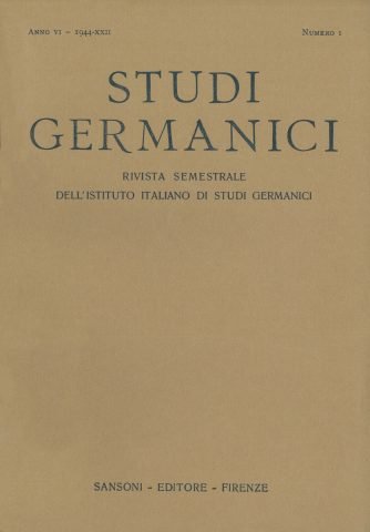 Vai al fascicolo Studi germanici 1944-1