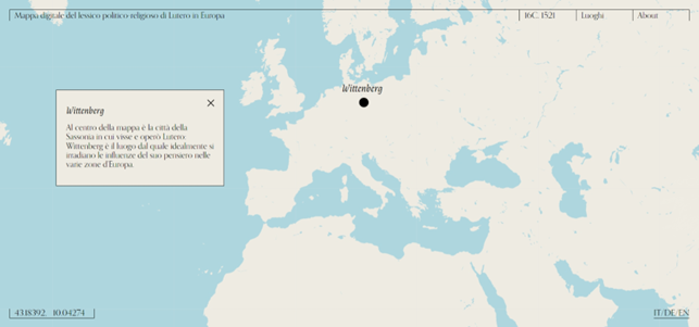Anteprima mappa lessico lutero