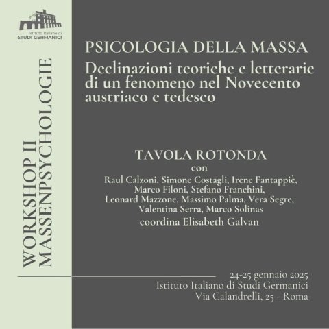 Workshop Massenpsychologie III news