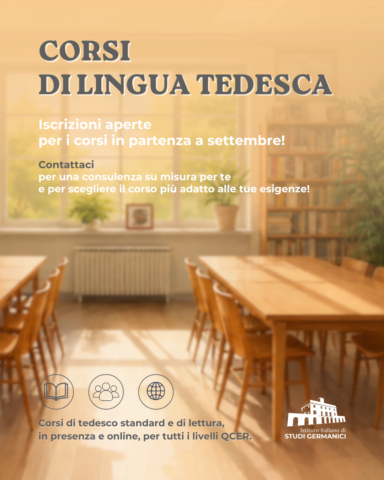 Corsi tedesco settembre 2026