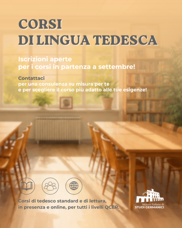 Corsi tedesco settembre 2026